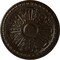 Ekena Millwork Raymond Ceiling Medallion (Fits Canopies up to 5 3/8"), Hand-Painted Bronze, 18"OD x 1 1/4"P CM18RA2BZS - alternate 1